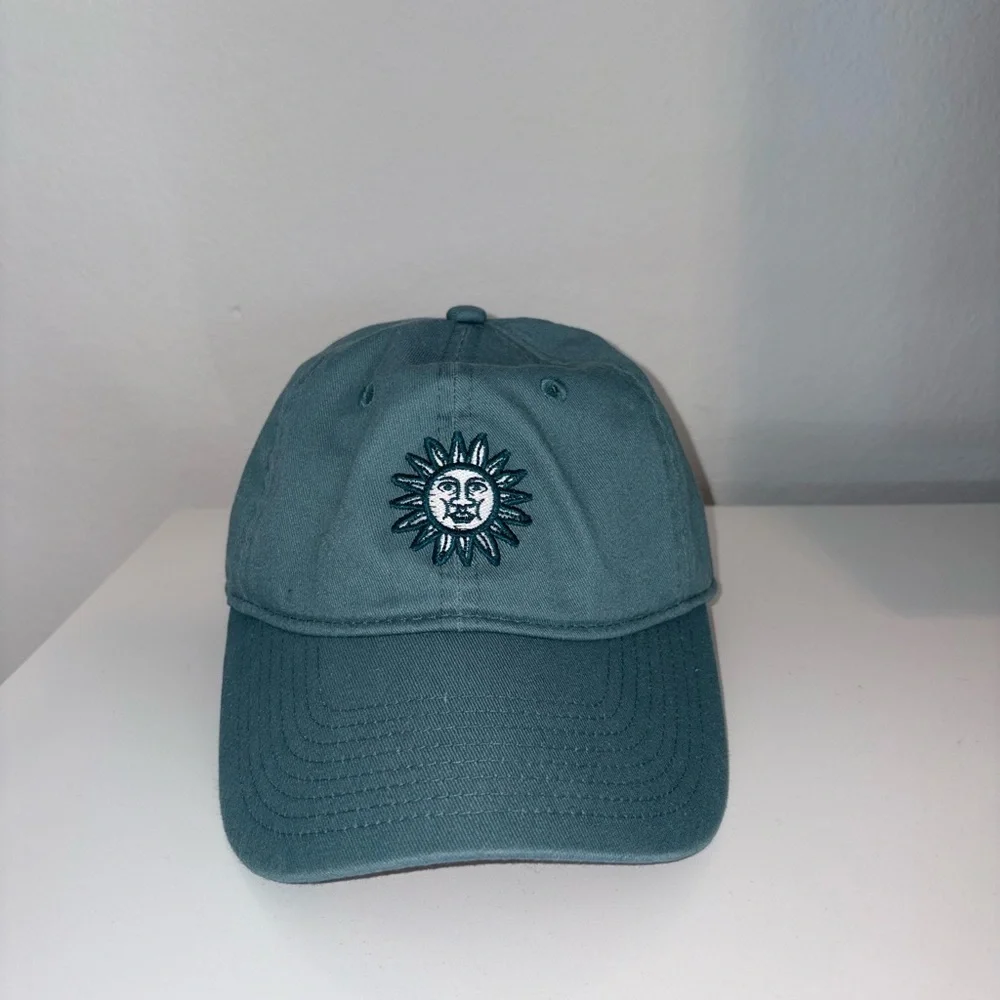 Teal Sun Valley Embroidered Cap